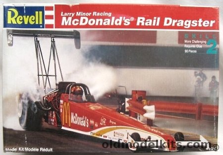 Revell 1/25 Larry Minor Racing 'McDonald's' Rail Dragster, 7354 plastic model kit